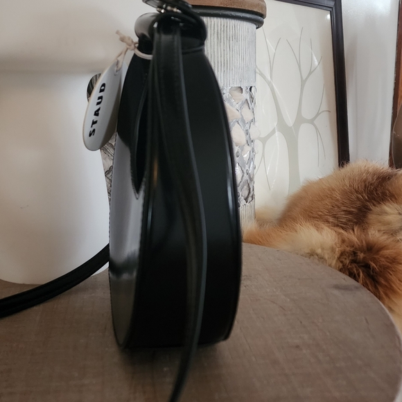 Staud Mini Moon Bag (Black) - Picture 6 of 12